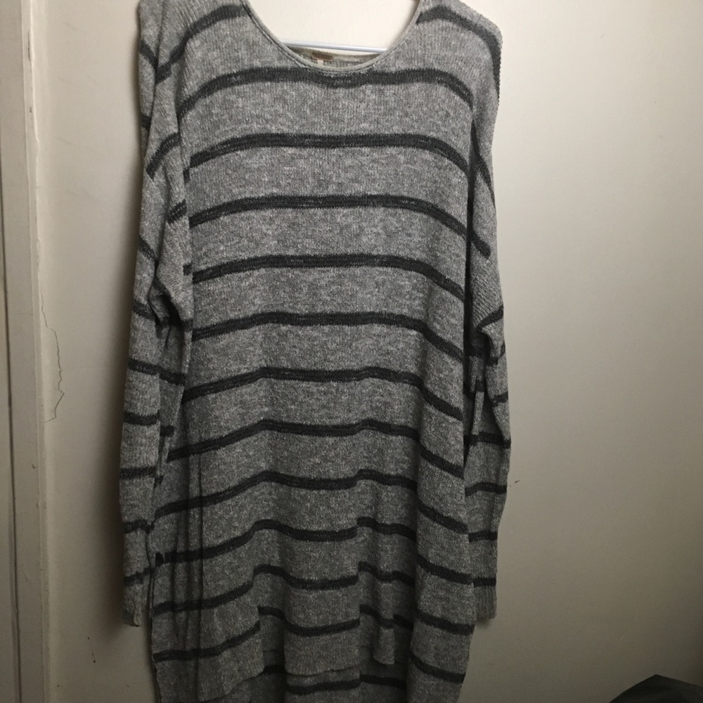 Free People Striped Knee Length Tunic